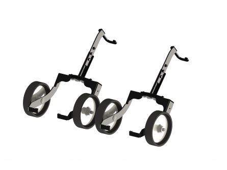 Подкатные колеса для лыж снегохода (широкие)